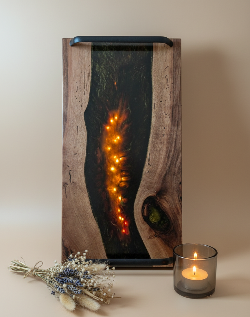 Plateau design Flamme