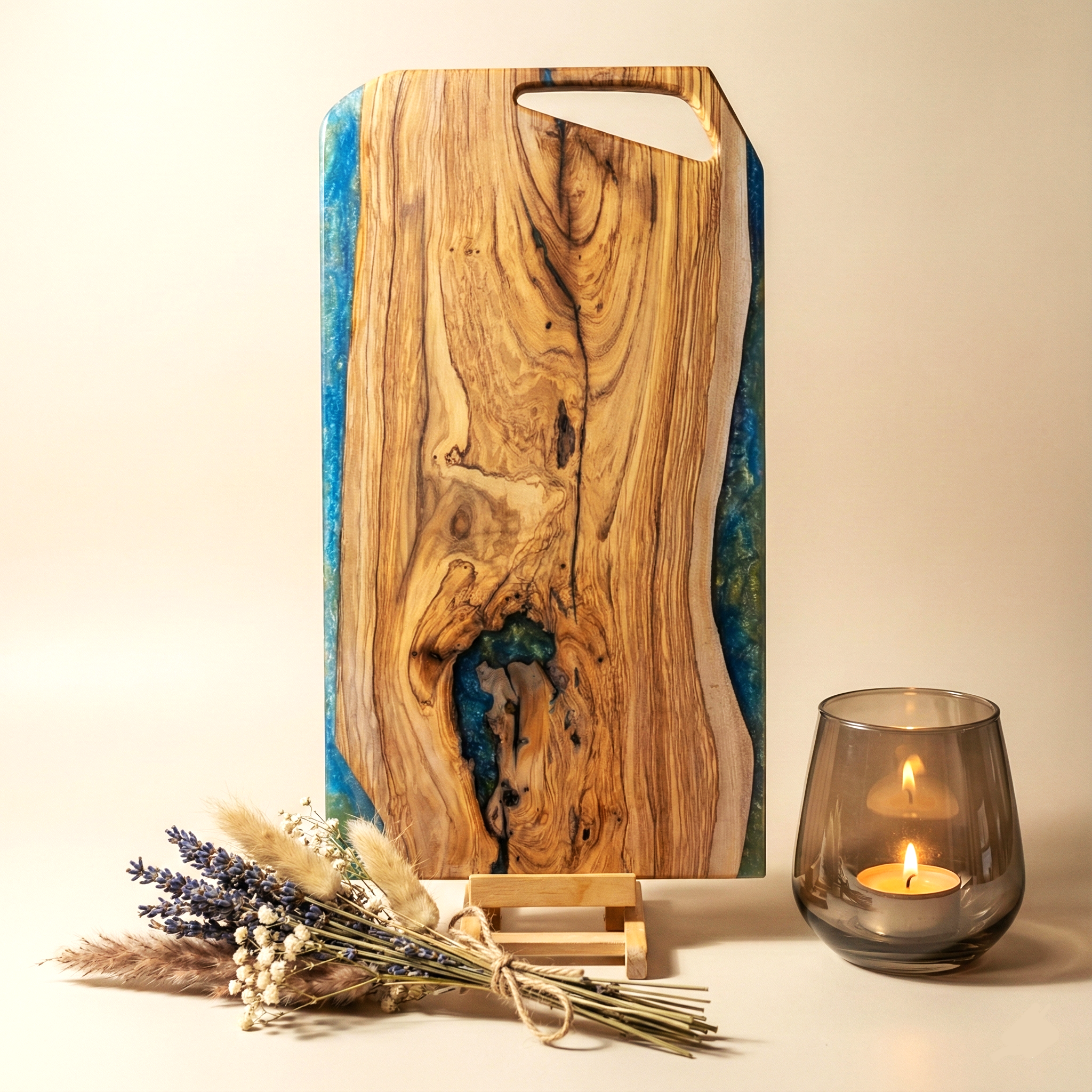 Planche Olivier bleutée