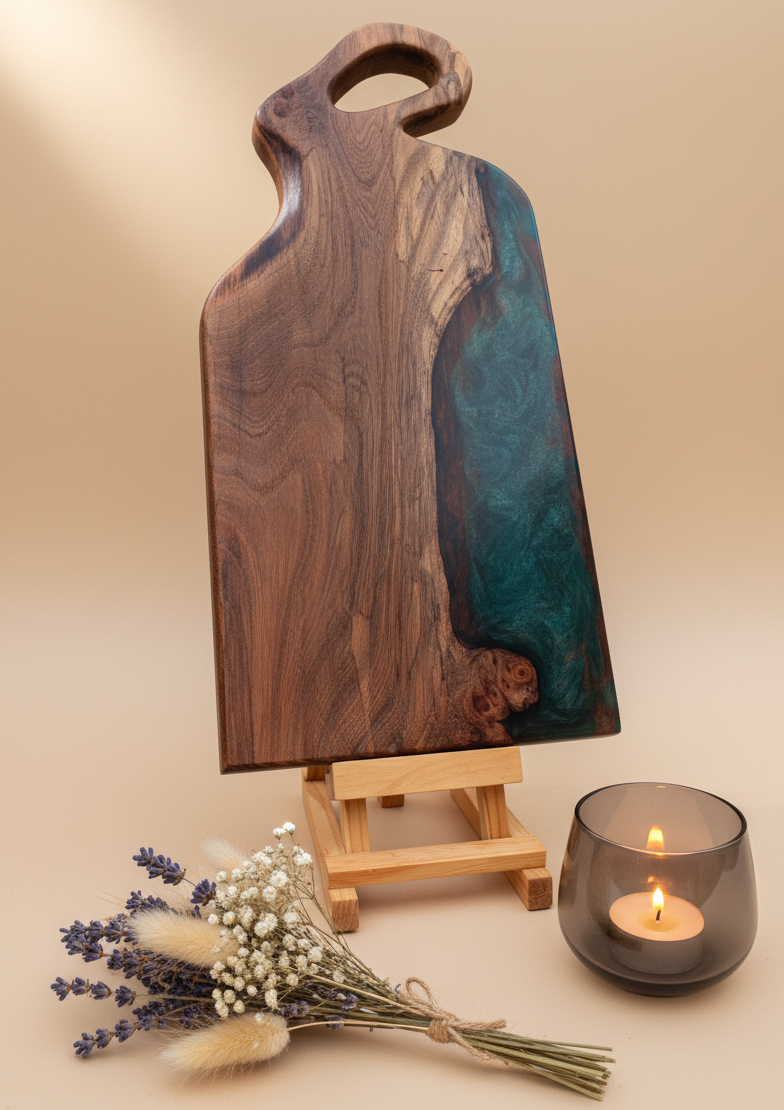 Planche à découper Epoxy Chêne